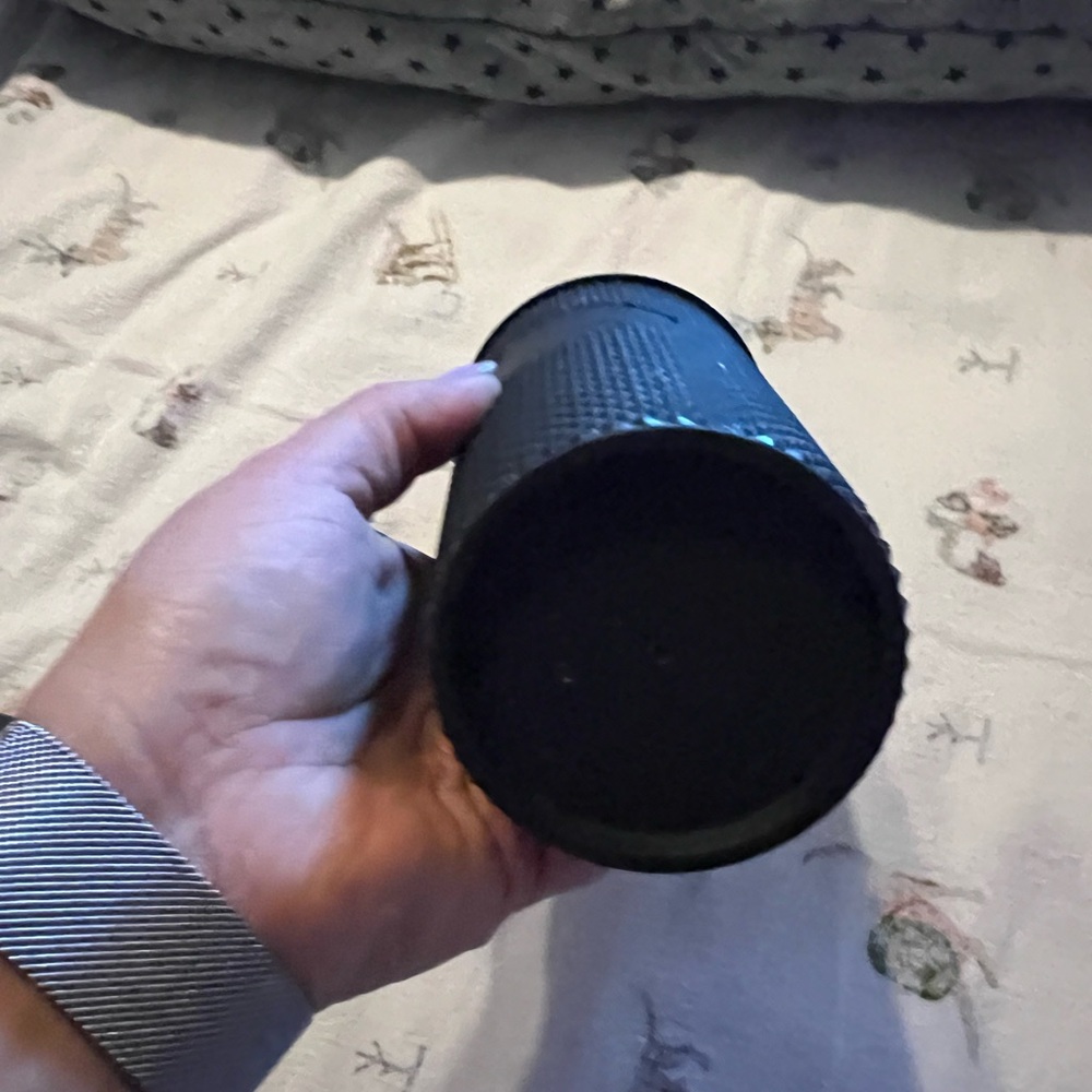 Textured Black Tumbler